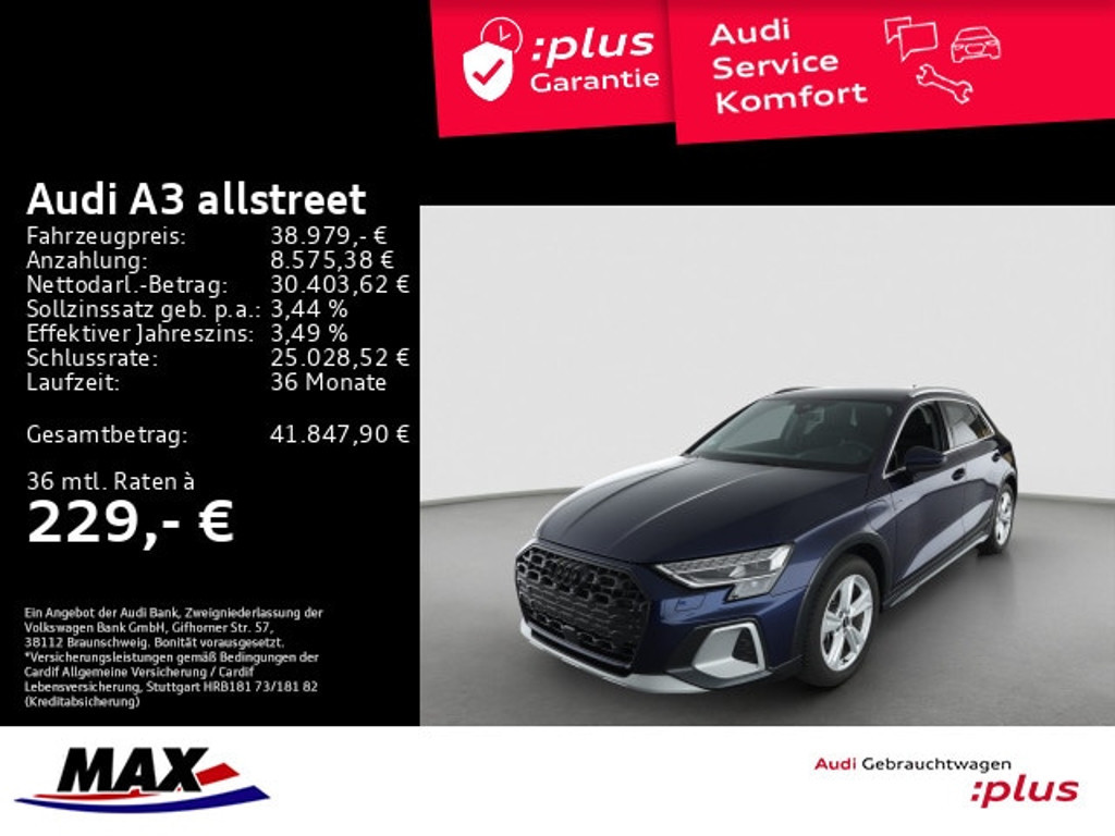 Audi A3 S-Tronic Hybride 40 TFSI Allstreet