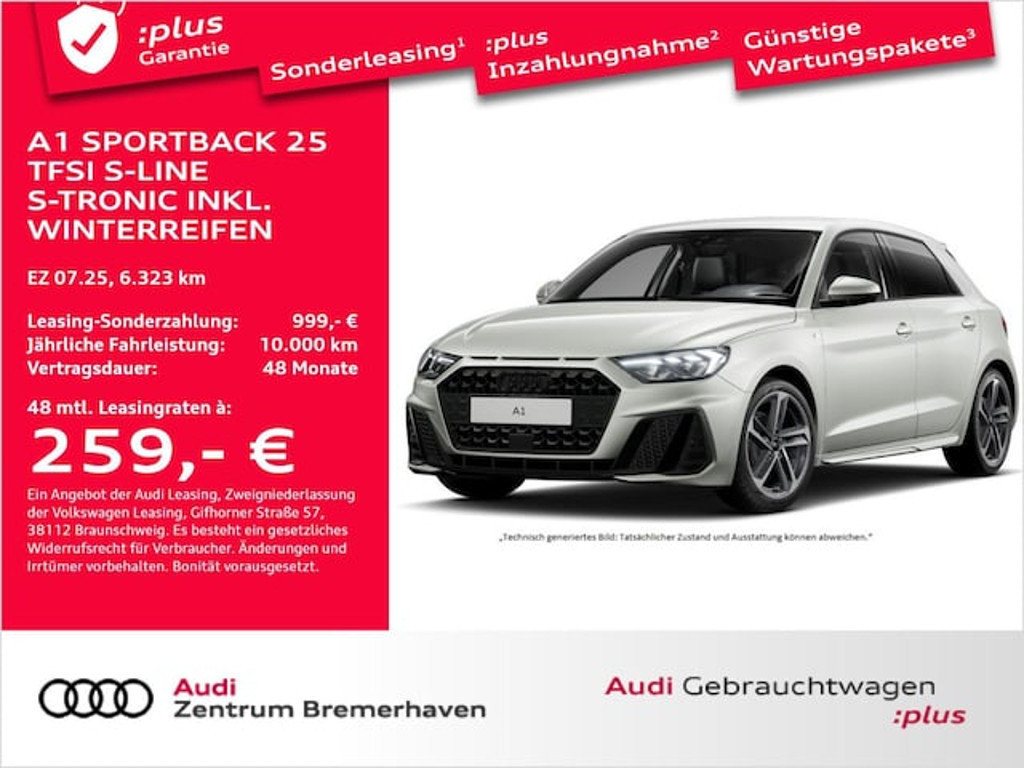 Audi A1 Sportback S-Line S-Tronic 25 TFSI