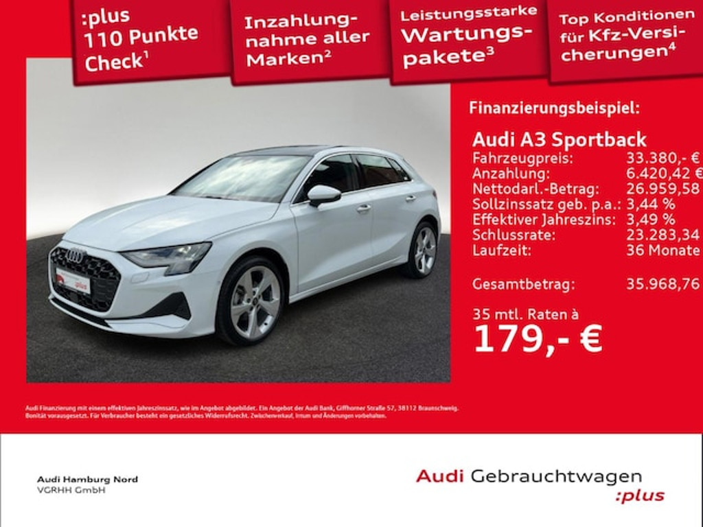 Audi A3 Sportback S-Tronic 30 TFSI