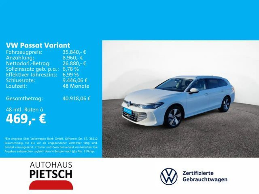 Volkswagen Passat Business DSG Variant 2.0 TDI