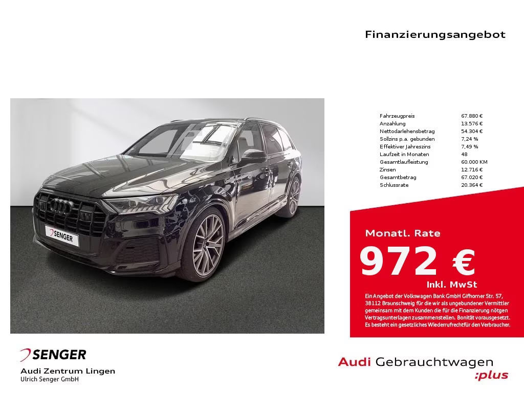 Audi Q7 Quattro S-Line 50 TDI