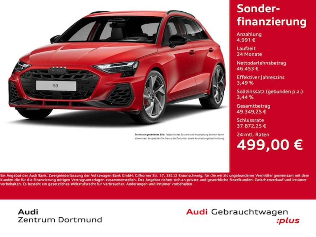 Audi S3 Sportback Quattro S-Tronic