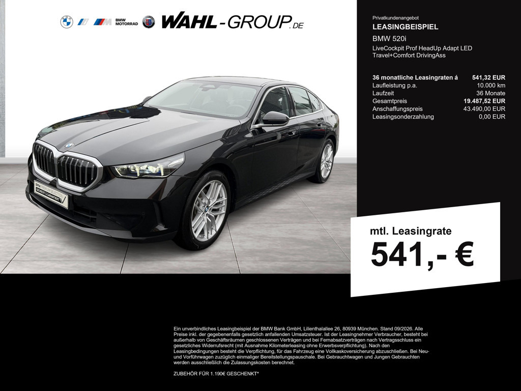 BMW 5 Serie 520 Sedan 520i