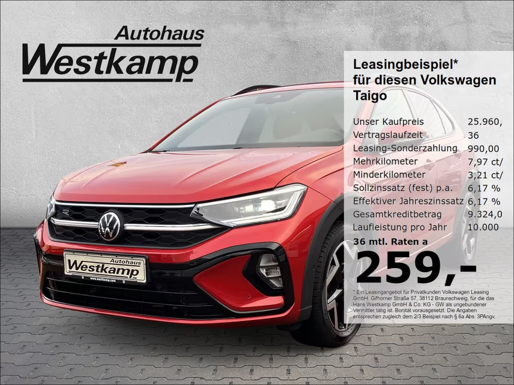 Volkswagen Taigo DSG R-Line IQ.Drive