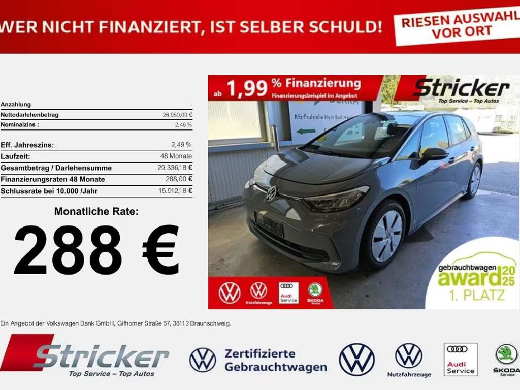 Volkswagen ID.3 Performance 58 KWh Pro 150 kW
