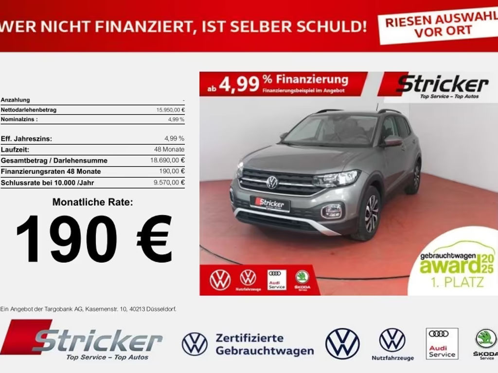 Volkswagen T-Cross Life 1.0 TSI