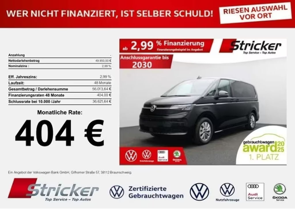 Volkswagen Multivan 2.0 TDI Lang T7