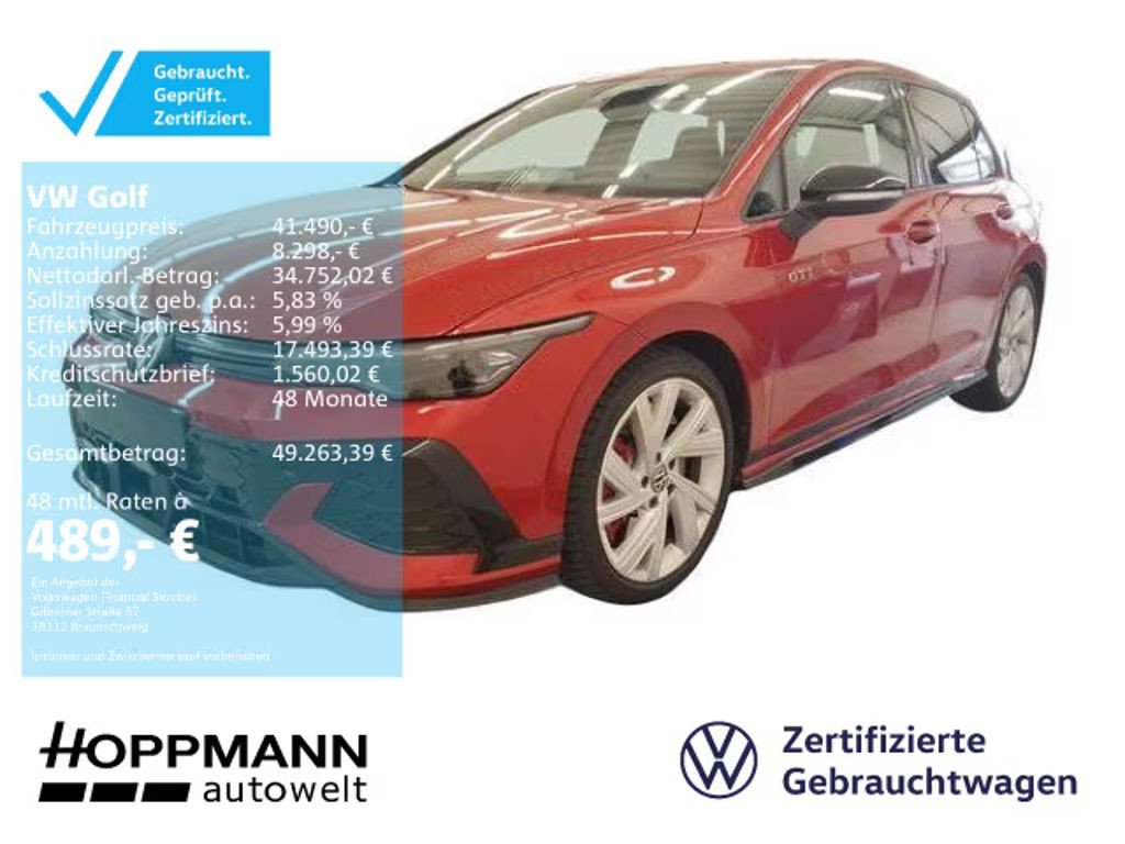 Volkswagen Golf GTI Golf VIII 2.0 TSI