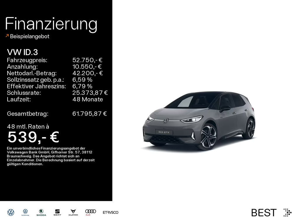 Volkswagen ID.3 Performance IQ.Drive GTX