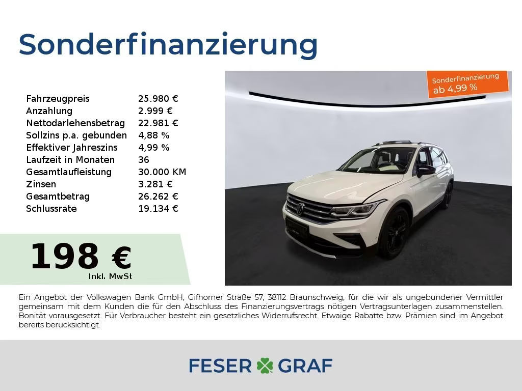 Volkswagen Tiguan DSG Sport 1.5 TSI