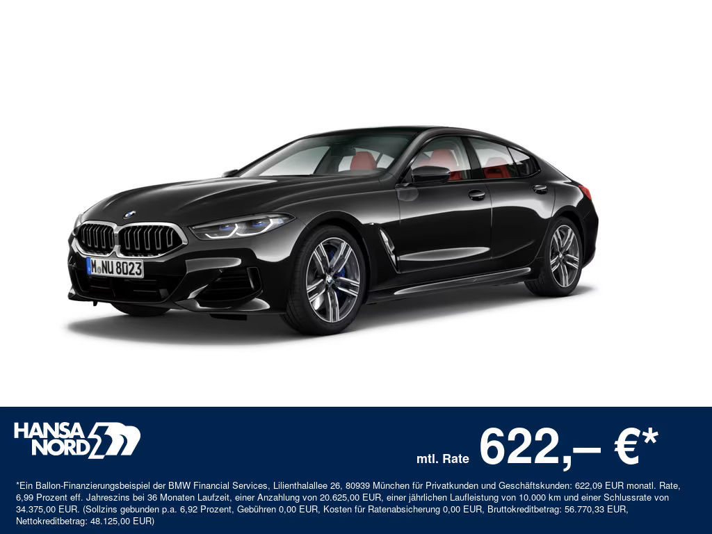 BMW 8 Serie 840 Coupé Gran Coupé Sedan 840i