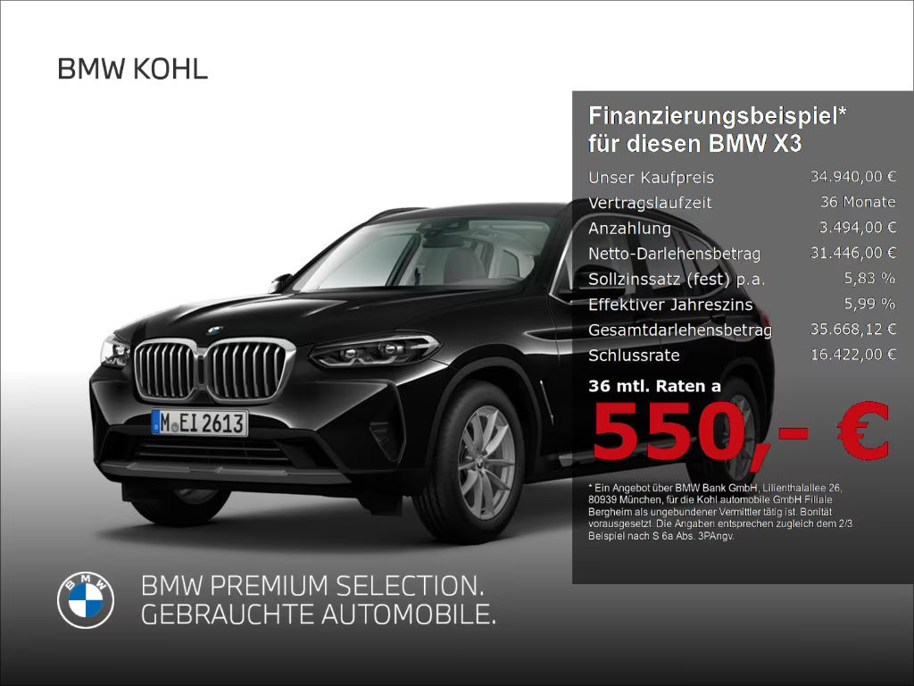 BMW X3 xDrive