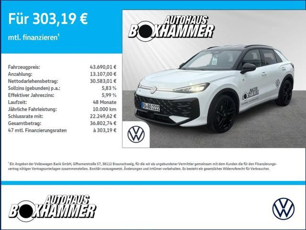 Volkswagen T-Roc DSG R-Line 1.5 eTSI