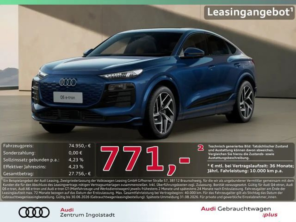Audi Q6 e-tron Sportback Quattro