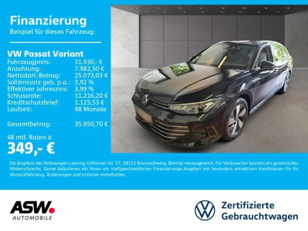 Volkswagen Passat Business DSG Variant 2.0 TDI