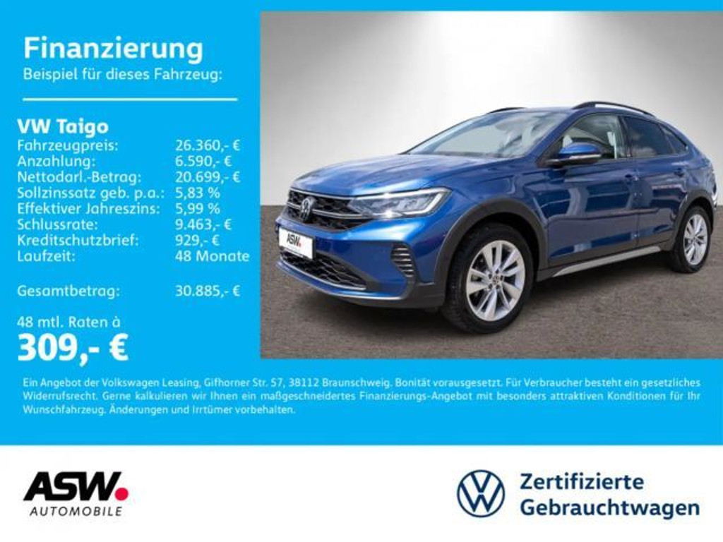 Volkswagen Taigo DSG 1.5 TSI Move