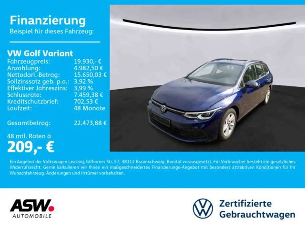 Volkswagen Golf Life Variant 1.0 TSI