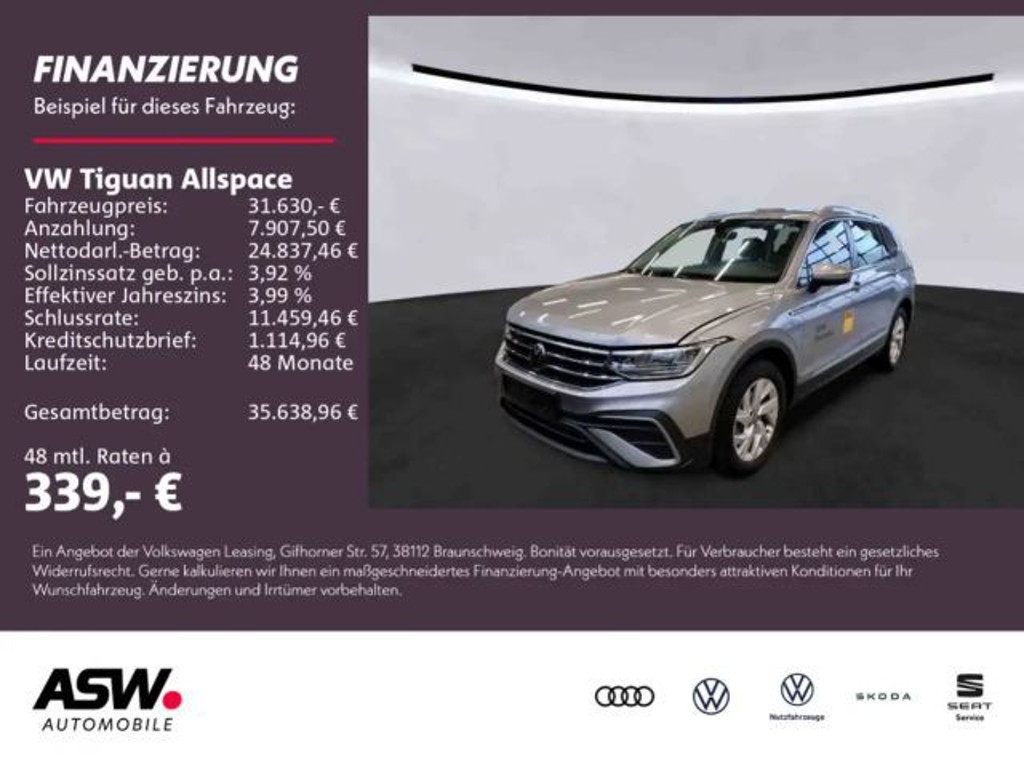 Volkswagen Tiguan DSG Life Allspace