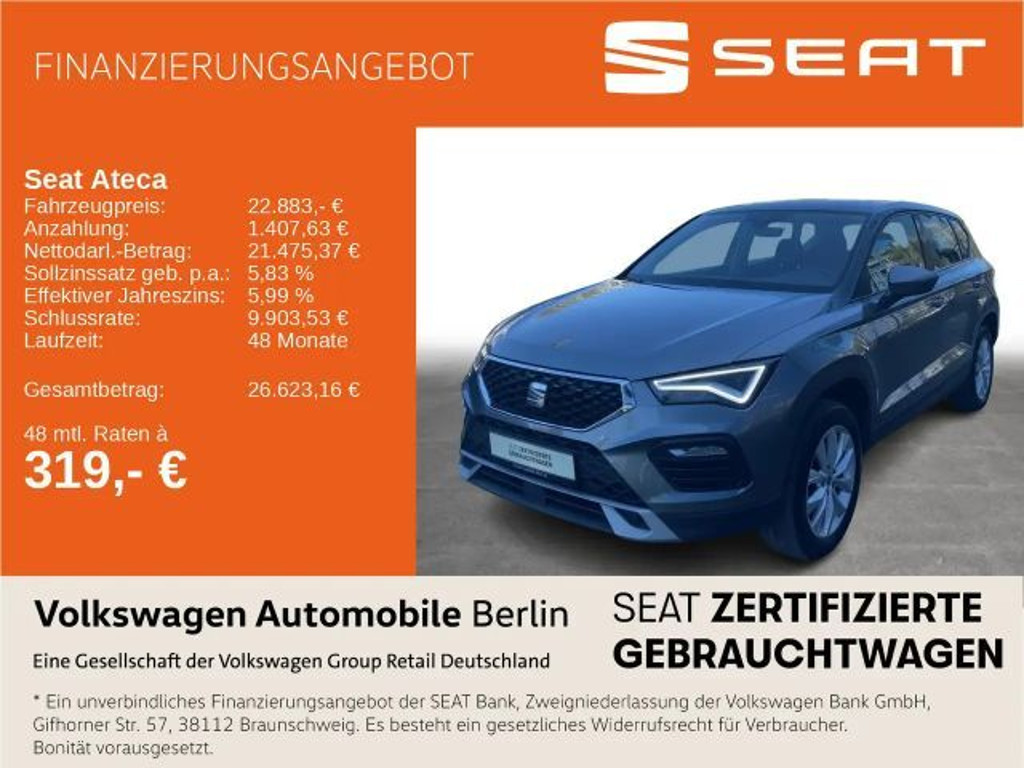 Seat Ateca Style 2.0 TDI DSG