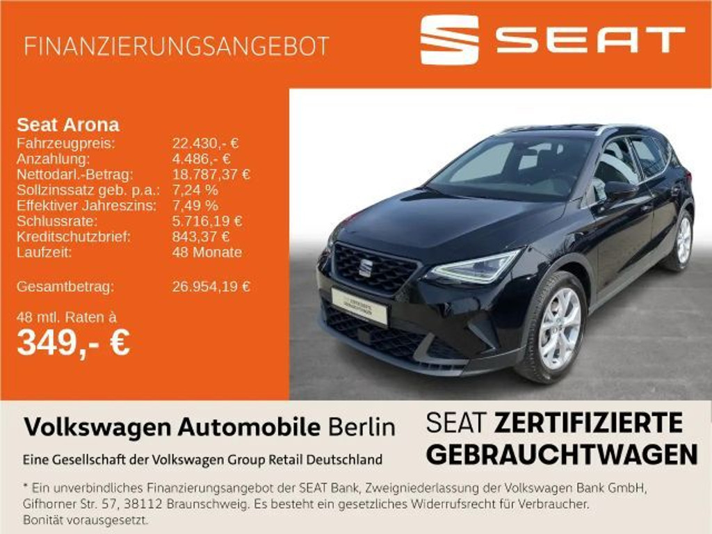 Seat Arona FR-lijn 1.0 TSI DSG