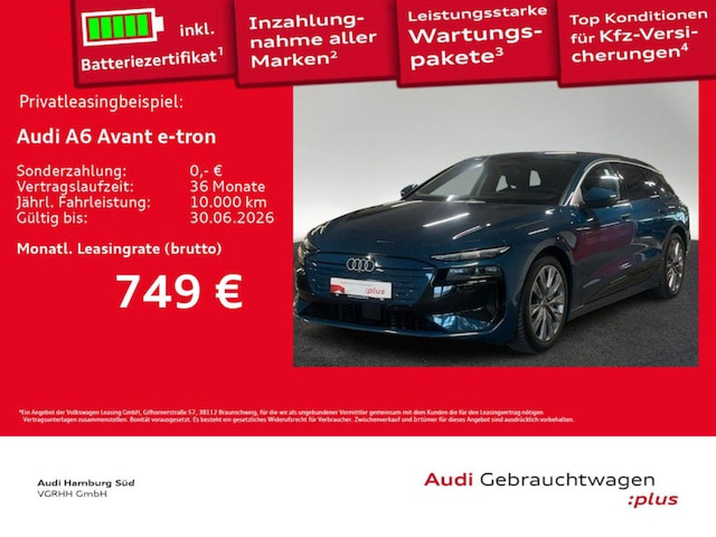 Audi A6 e-tron Avant Performance