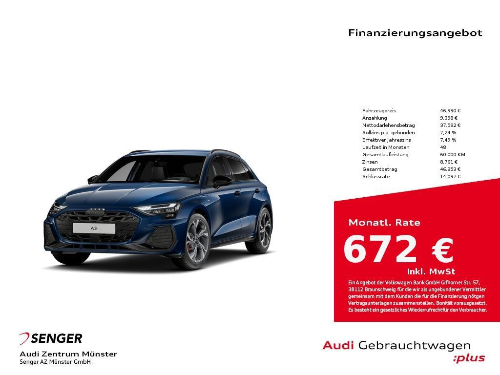 Audi A3 Sportback Sedan S-Line Hybride 45 TFSI