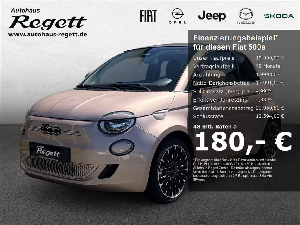 Fiat 500e Icon