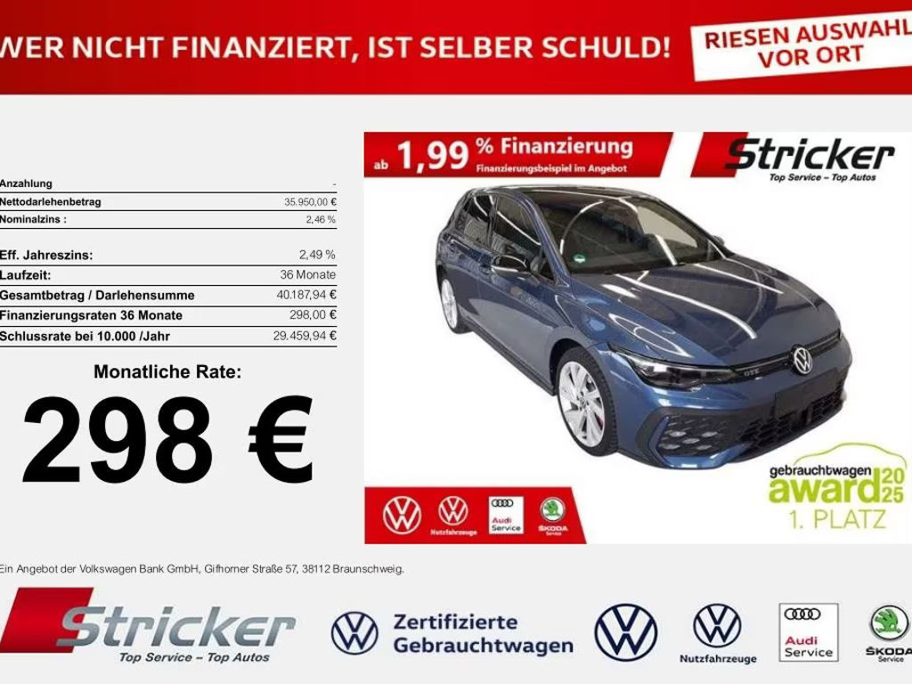 Volkswagen Golf Style GTE