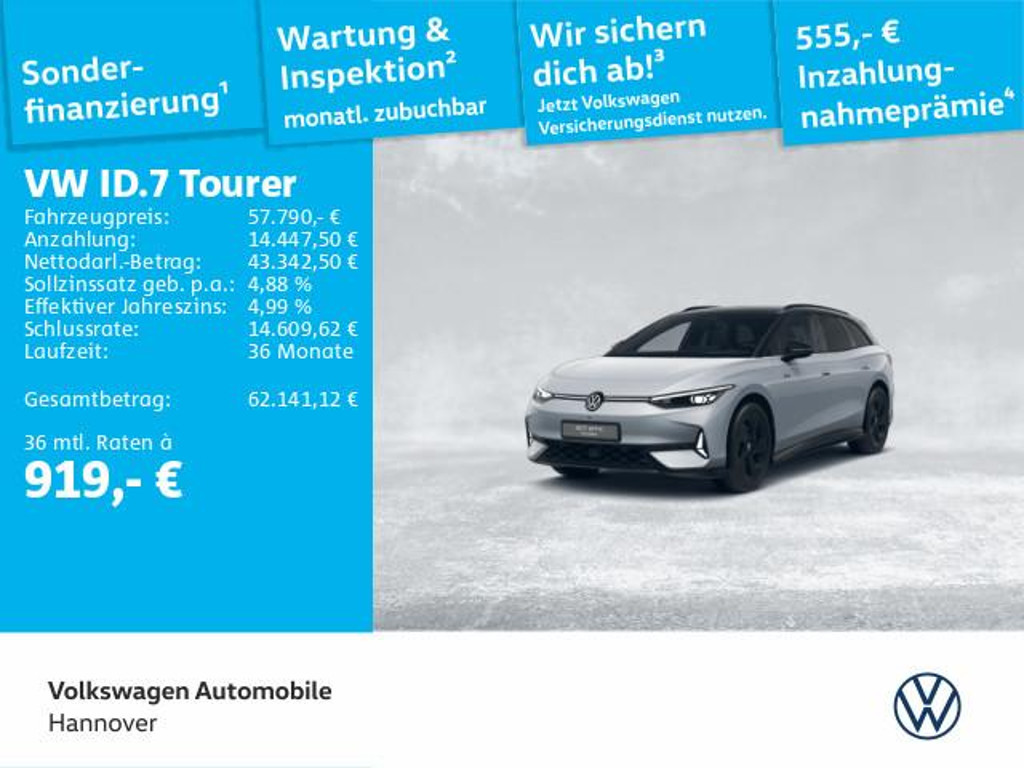 Volkswagen ID.7 4Motion IQ.Drive GTX Tourer