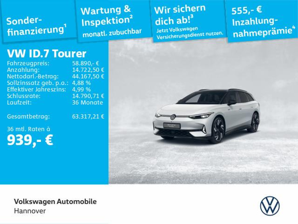 Volkswagen ID.7 4Motion IQ.Drive GTX Tourer