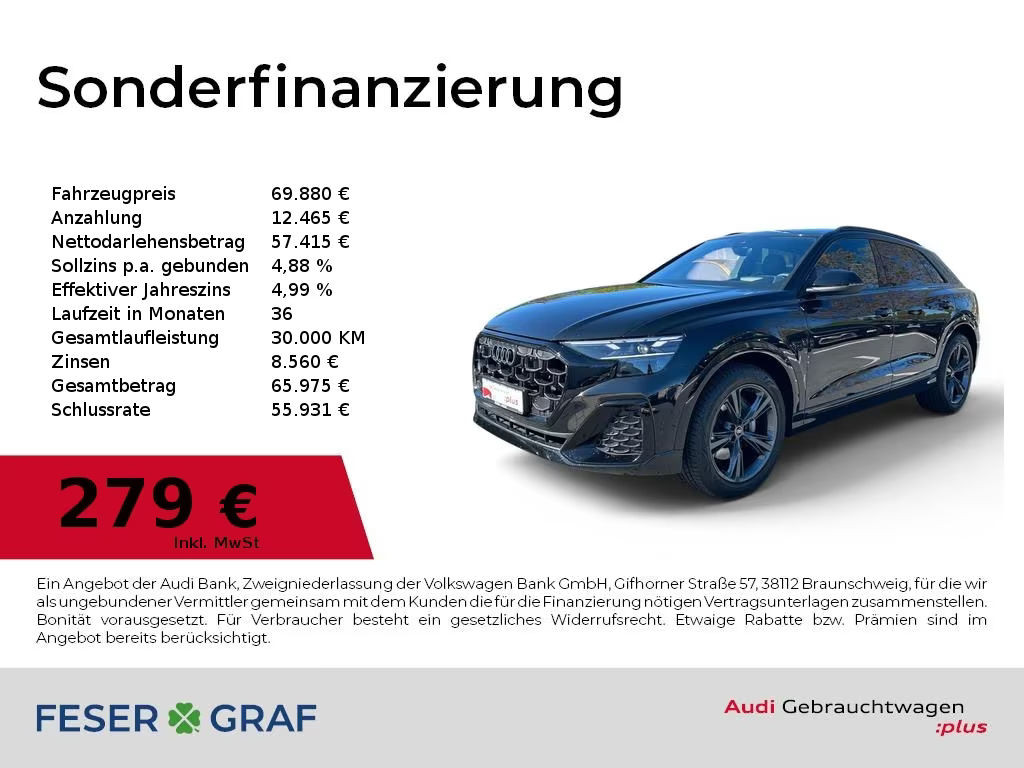 Audi Q8 Quattro S-Line 50 TDI