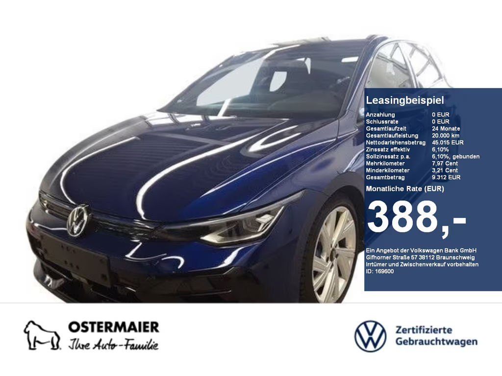 Volkswagen Golf DSG Golf VIII 2.0 TSI