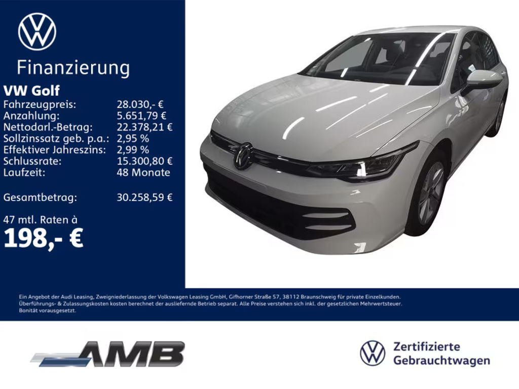 Volkswagen Golf Life 1.5 TSI