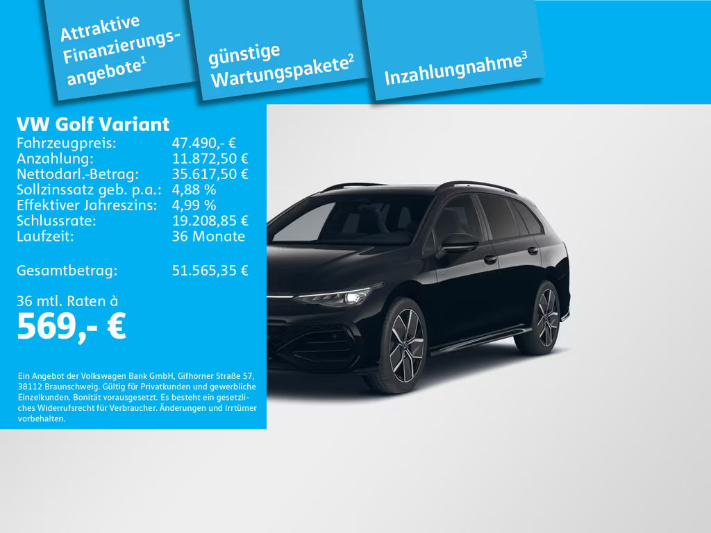 Volkswagen Golf Variant R-Line Golf VIII 2.0 TSI