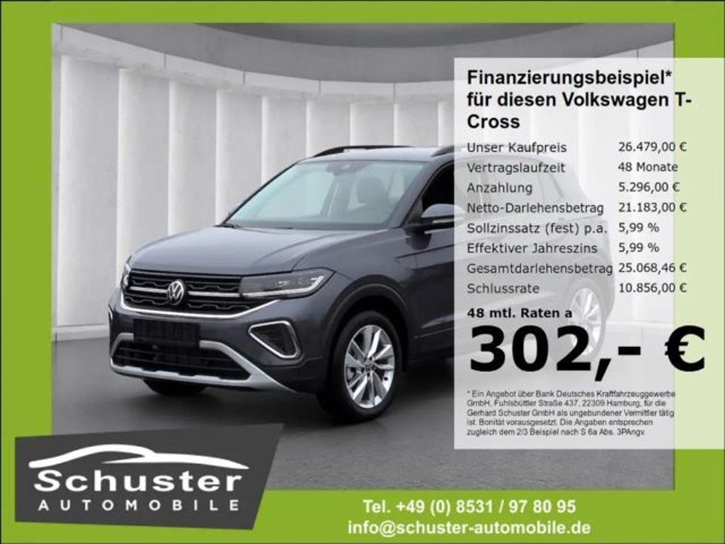 Volkswagen T-Cross DSG Life 1.0 TSI IQ.Drive