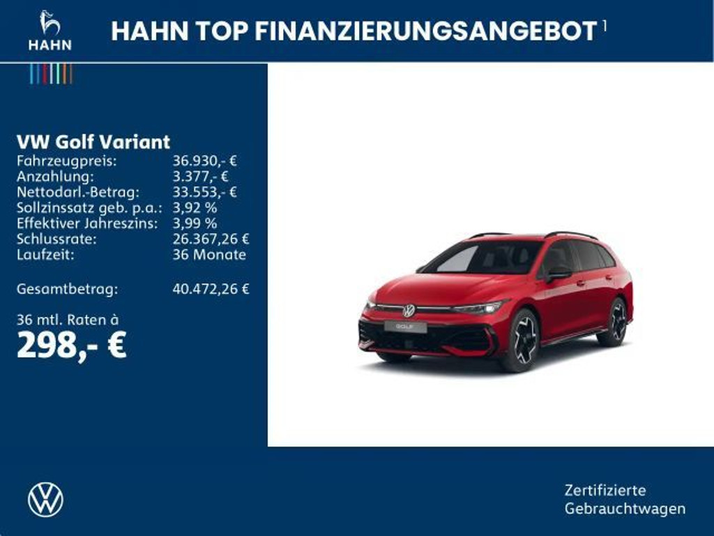 Volkswagen Golf DSG Variant R-Line Golf VIII 2.0 TDI
