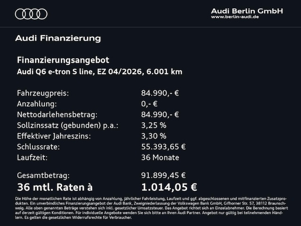 Audi Q6 e-tron