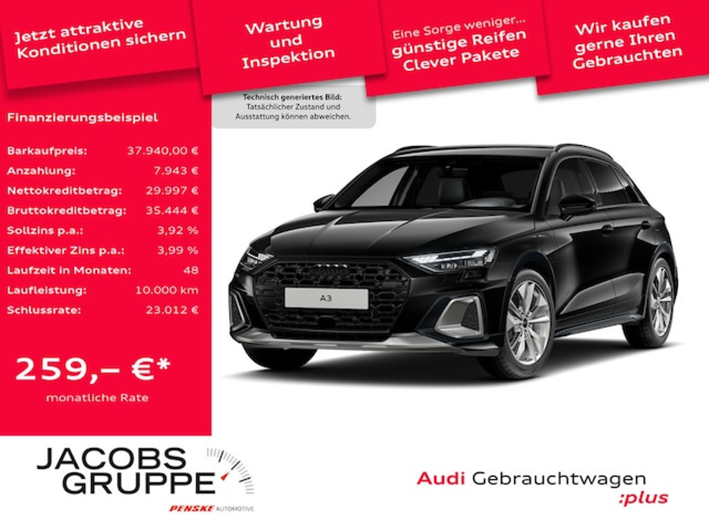 Audi A3 S-Tronic Hybride 40 TFSI Allstreet