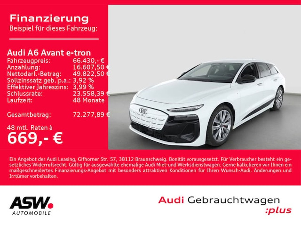 Audi A6 e-tron Avant