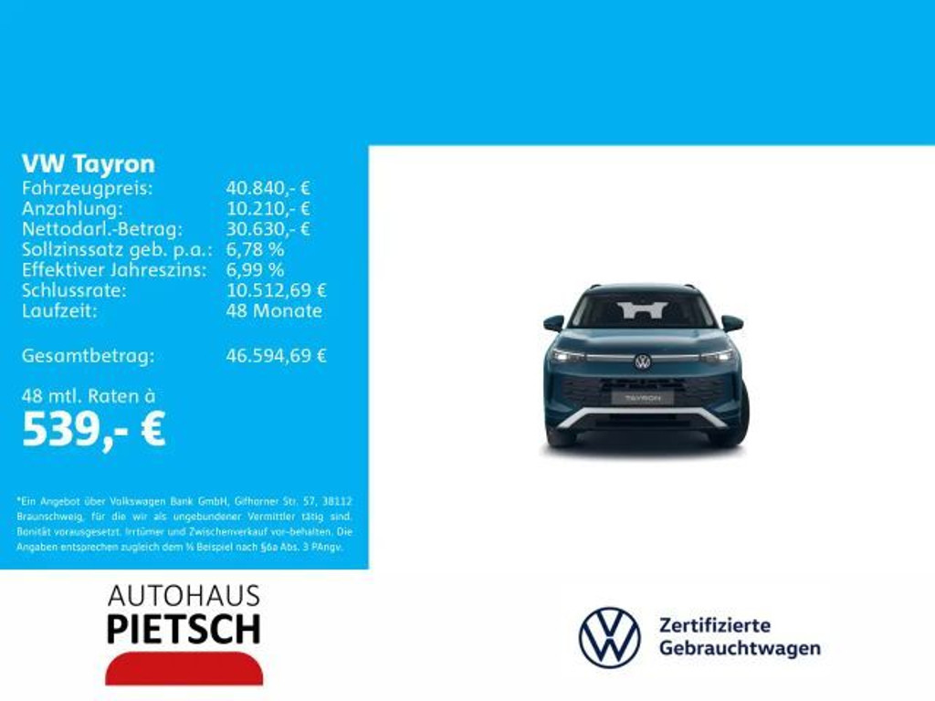 Volkswagen Tayron