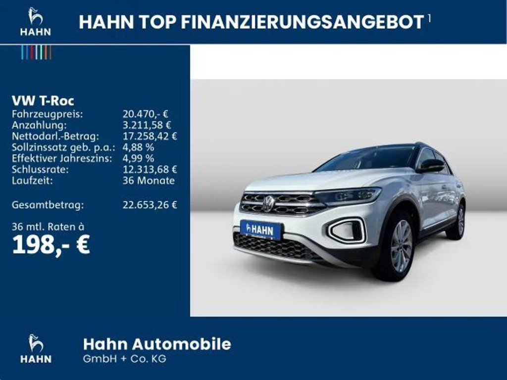 Volkswagen T-Roc Style 1.0 TSI