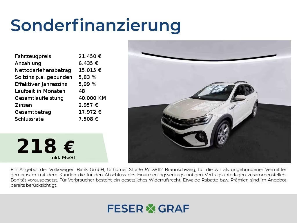 Volkswagen Taigo DSG R-Line 1.0 TSI