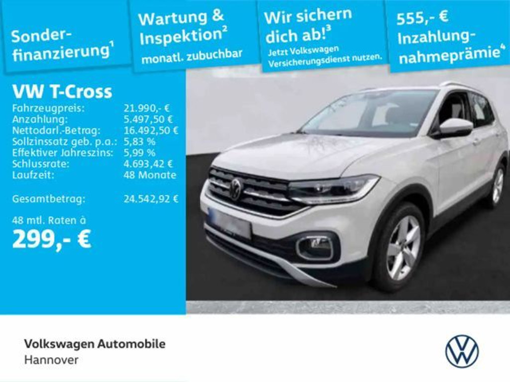 Volkswagen T-Cross DSG Style 1.0 TSI