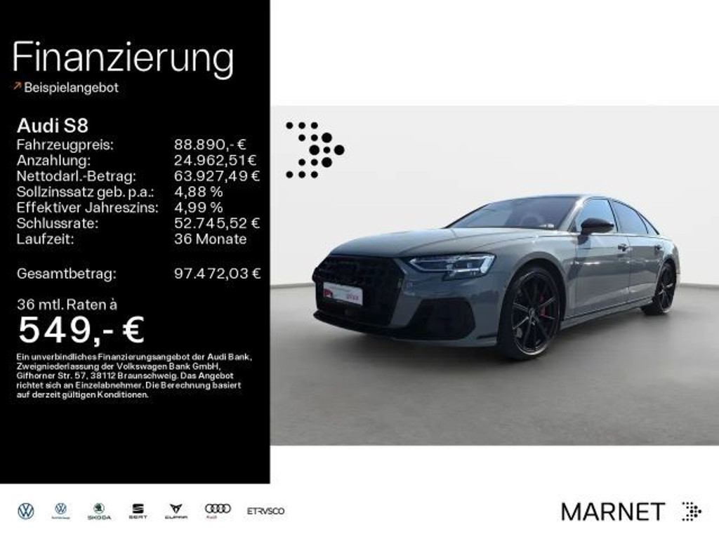 Audi S8 Quattro 4.0 TFSI