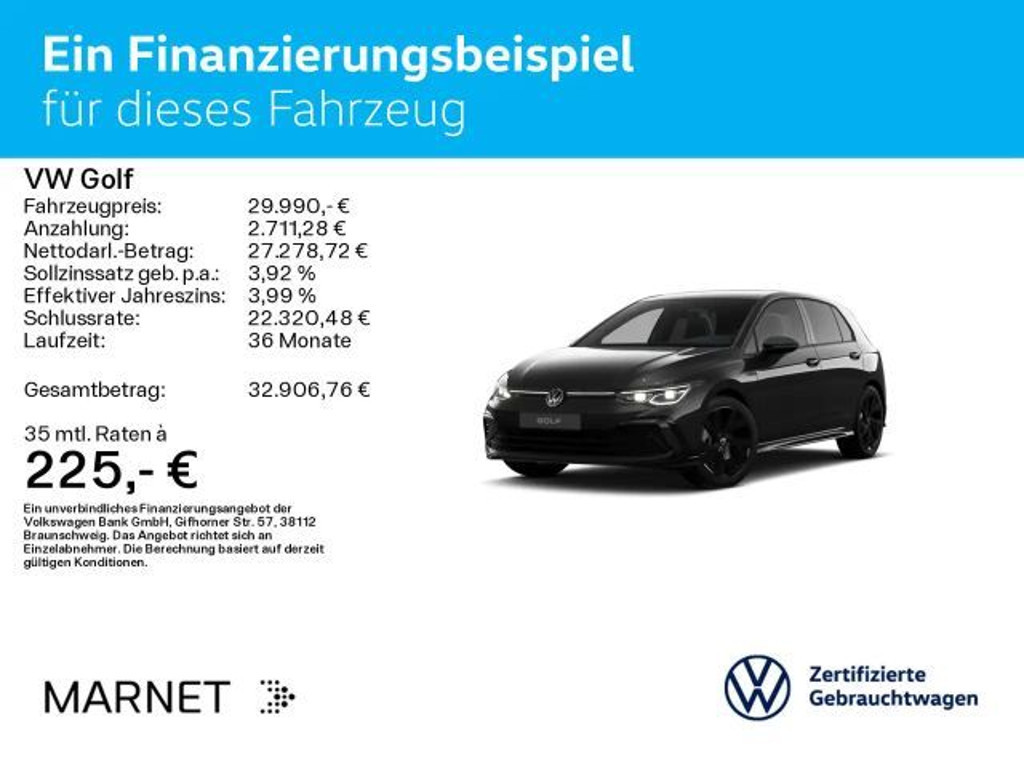 Volkswagen Golf DSG Style R-Line Golf VIII 1.5 eTSI