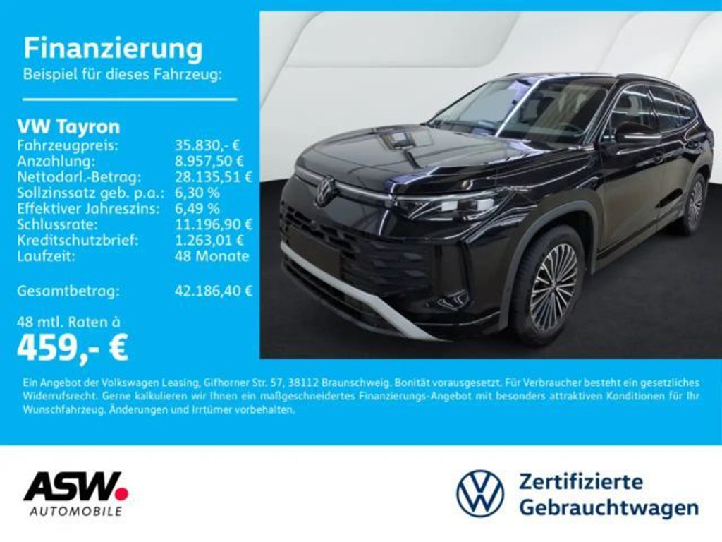 Volkswagen Tayron DSG Life 1.5 eTSI