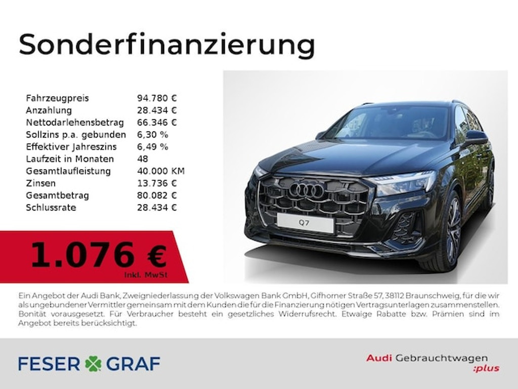 Audi Q7 Quattro S-Line 50 TDI