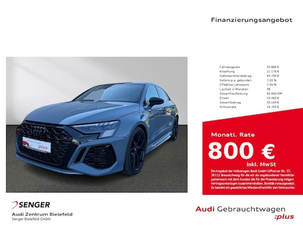 Audi RS3 Sportback Quattro S-Tronic