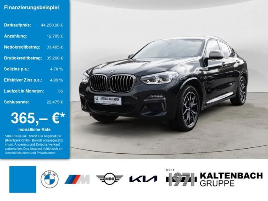 BMW X4 X4 M 40d PANO AHK HUD 360° LED STANDHZ W-LAN