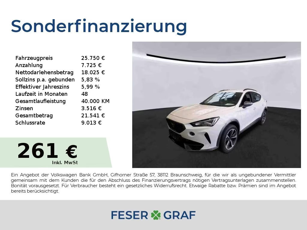 Cupra Formentor 1.5 TSI DSG